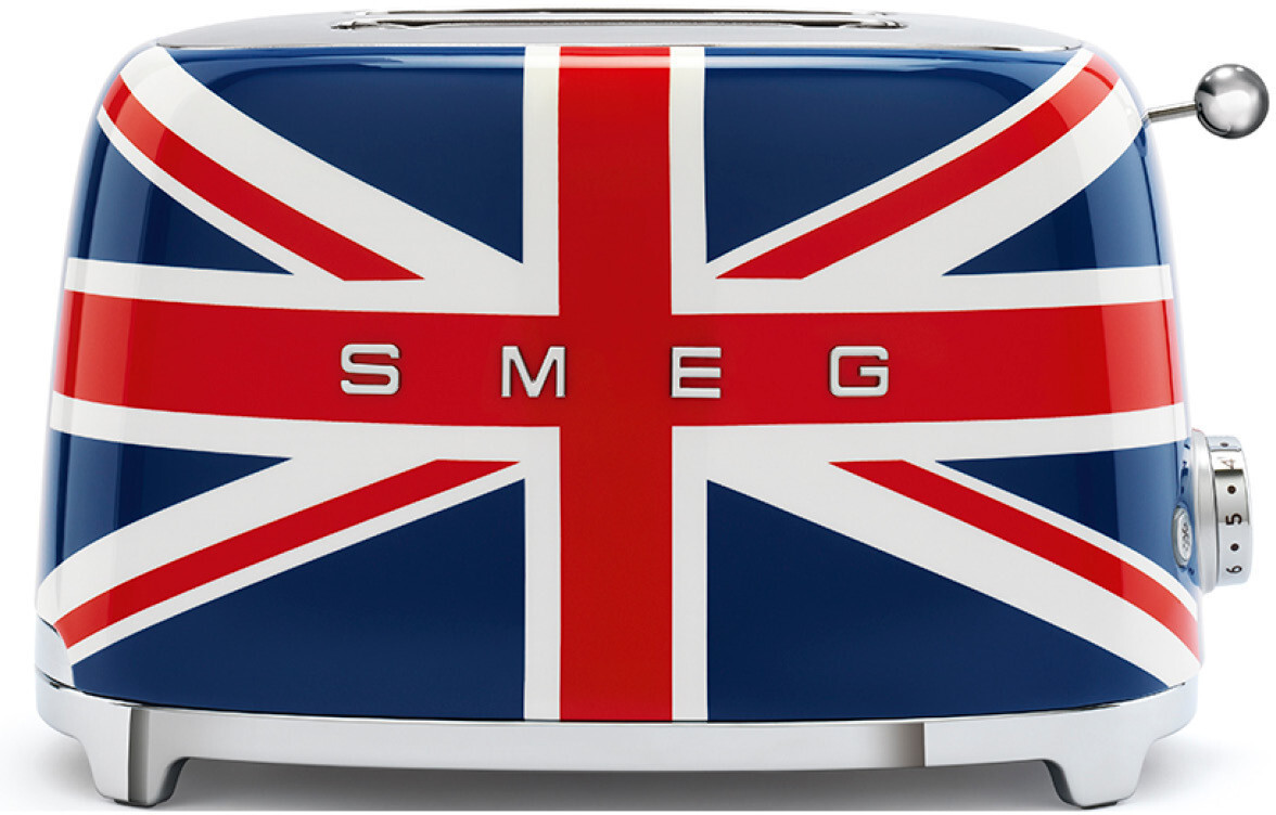 توستر اسمگ ایتالیا مدل SMEG TSF01UJEU - طراحی پرچم انگلیس